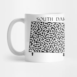 State of South Dakota Maze Mug